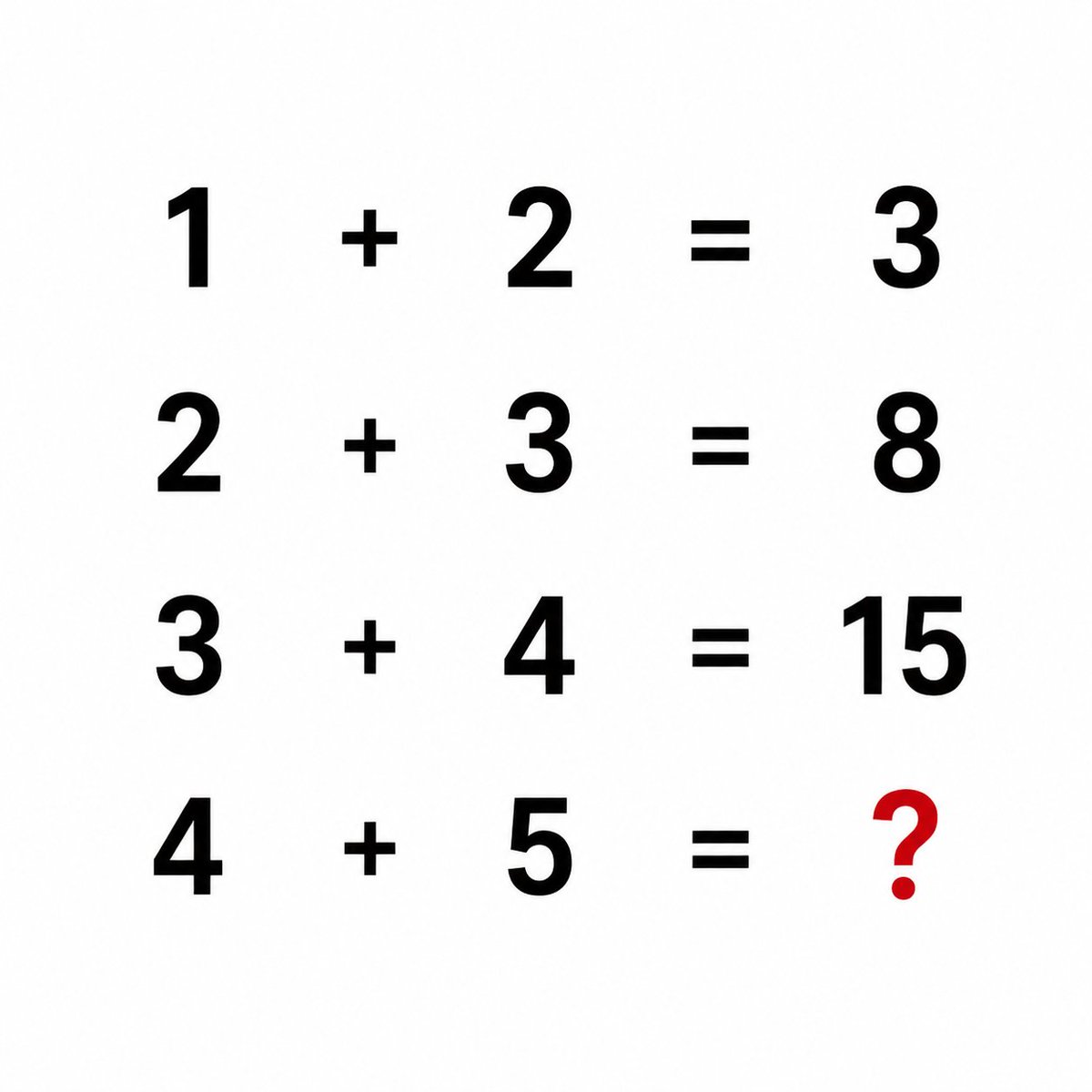 Hania_puzzle's tweet photo. Can you solve this one quickly?

No calculator, just your math skills. https://t.co/3WE3Z9nO53