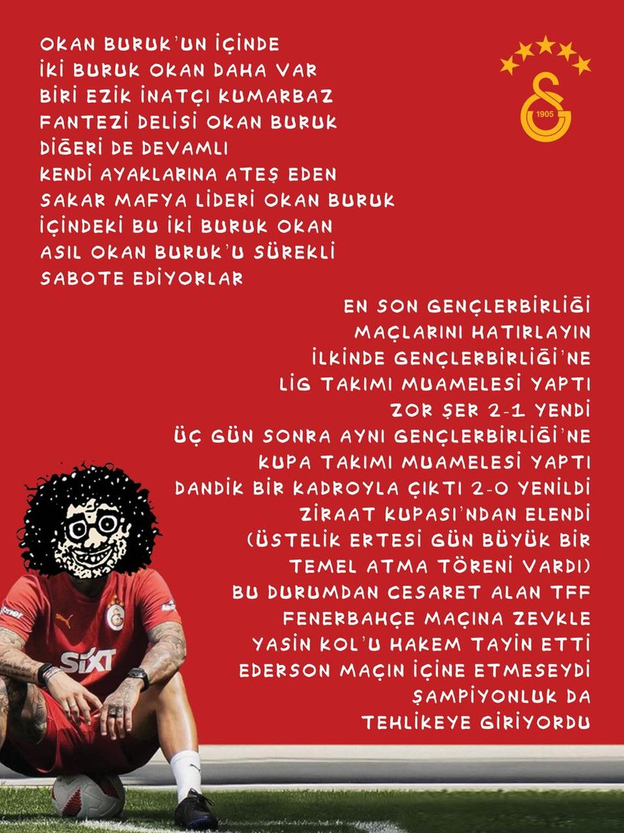 metinustundag's tweet photo. Esas mesele transfer değil
esas mesele Okan Buruk! https://t.co/KSqIZynQoH