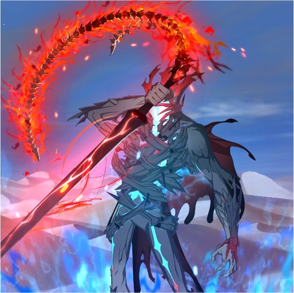 FlamE_000000000's tweet photo. ところでシドラアズさんの剣に巻かれてるの実装されてから思ってたんだけど脊髄に見えるのはあの気のせいでしょうか https://t.co/d7Tn9NQgGC
