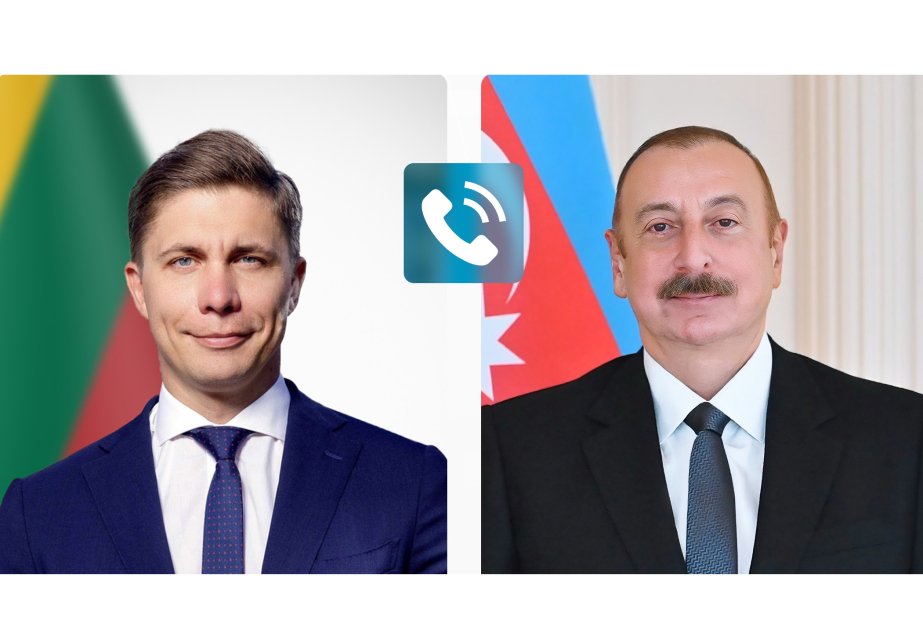 MEBOEMZ's tweet photo. Litva Baş naziri Mindauqas Sinkeviçyus Prezident İlham Əliyevə zəng edib. Liderlər Vaşinqton Sammitinin ildönümünü, enerji təhlükəsizliyini, ticarət əlaqələrini və Azərbaycan-Aİ tərəfdaşlığını müzakirə ediblər. #İlhamƏliyev #Litva #Azərbaycan https://t.co/LttofHOiFM