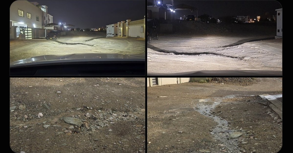 projects_oman's tweet photo. ناس تنتظر الشارع بفارغ الصبر وصالهم سنين يطالبوا برصف الشارع بالمقابل مناطق لا يوجد احد فيها وتم رصفها بالكامل لا حول ولا قوة الا بالله هذا دليل على الاهتمام براحة المواطن وتقديره . 
استحلفكم بالله من الاولى برصف الشارع 
@M_Municipality 
@MctMunicipality https://t.co/XZQUUdEBgO