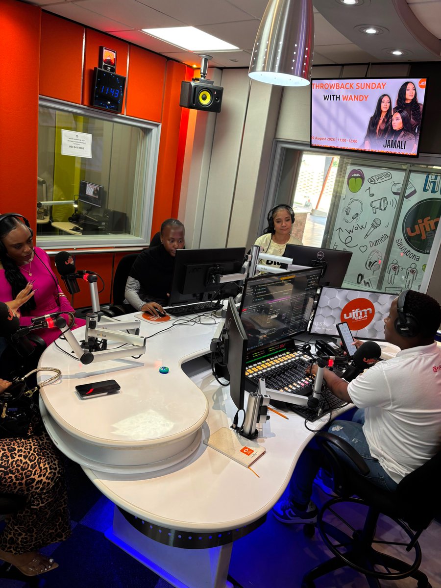 ujfm's tweet photo. Women’s Day on UJFM was extra special as we had ‘Jamali’ join us for a powerful conversation on their journey in music, sisterhood, their lasting impact and their latest song, “Ohema.”🧡

#UJFM #WomensDay #Jamali #Ohema #OrangeArmy https://t.co/qXVHERy9nP