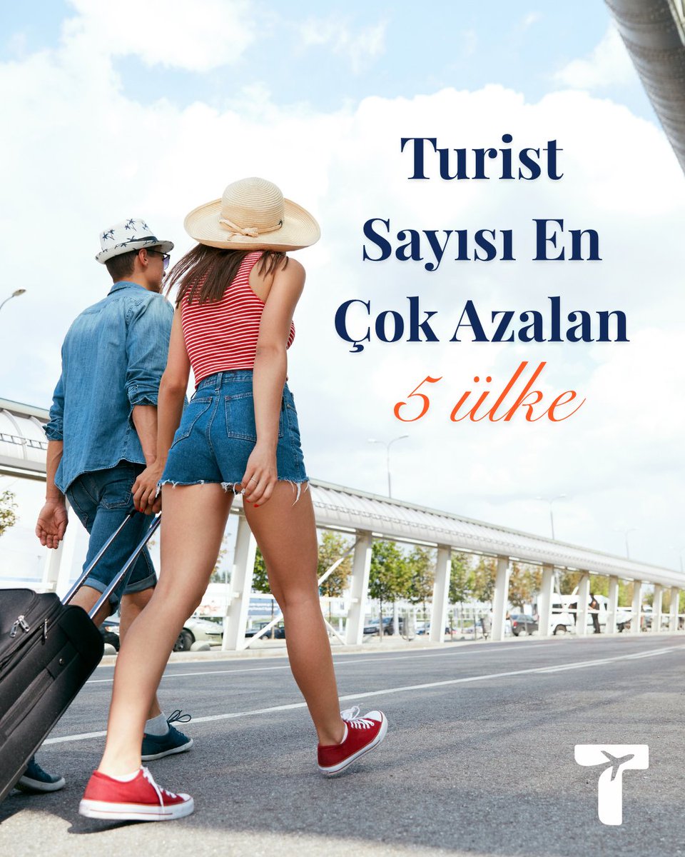 TrendyFlight's tweet photo. 📉 Turist Sayısı En Çok Azalan 5 Ülke! 🌍✈️

Turizm dünyasında dengeler değişiyor! 2019 ile 2025 arasındaki uluslararası turist girişleri karşılaştırılarak hazırlanmıştır.
TrendyFlight’ı takip etmeyi unutmayın! 🧡🌍
#TrendyFlight #Seyahat #Turizm #Gezi #Dünya https://t.co/UZT49w4n8g