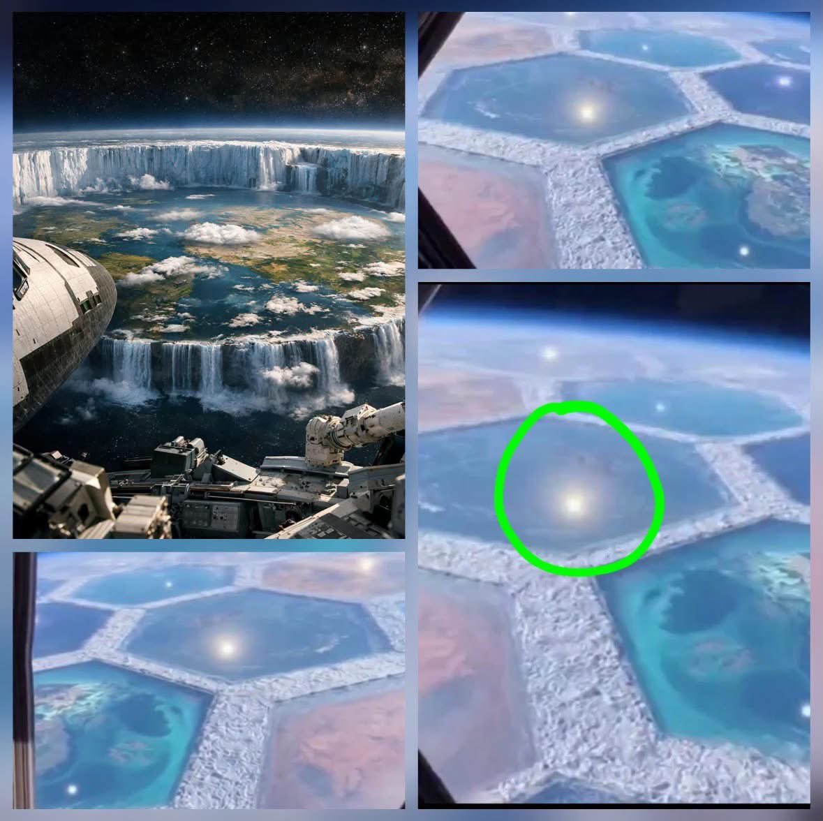 LlaveAlMisterio's tweet photo. 😱¿POR ESTO PROHIBIERON LOS VIAJES AL ESPACIO?😱

Dicen que estas imágenes muestran exactamente lo que Yuri Gagarin vio al salir de la atmósfera.

Después de ese descubrimiento… los viajes espaciales se volvieron clasificados.

“Nuestro mundo es solo uno entre miles.
Cada uno con su propio sol.
Cada noche, con sus propias estrellas.”

Tal vez nunca salimos de la Tierra…porque descubrimos algo que no debíamos saber.

Una teoría loca…o no 🤷🏻‍♂️