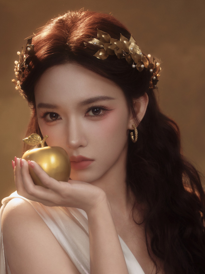 QuLannie's tweet photo. 程潇希腊女神造型亮相，海边红毯直接封神！这套真的太美啦 https://t.co/2Diubqvvho