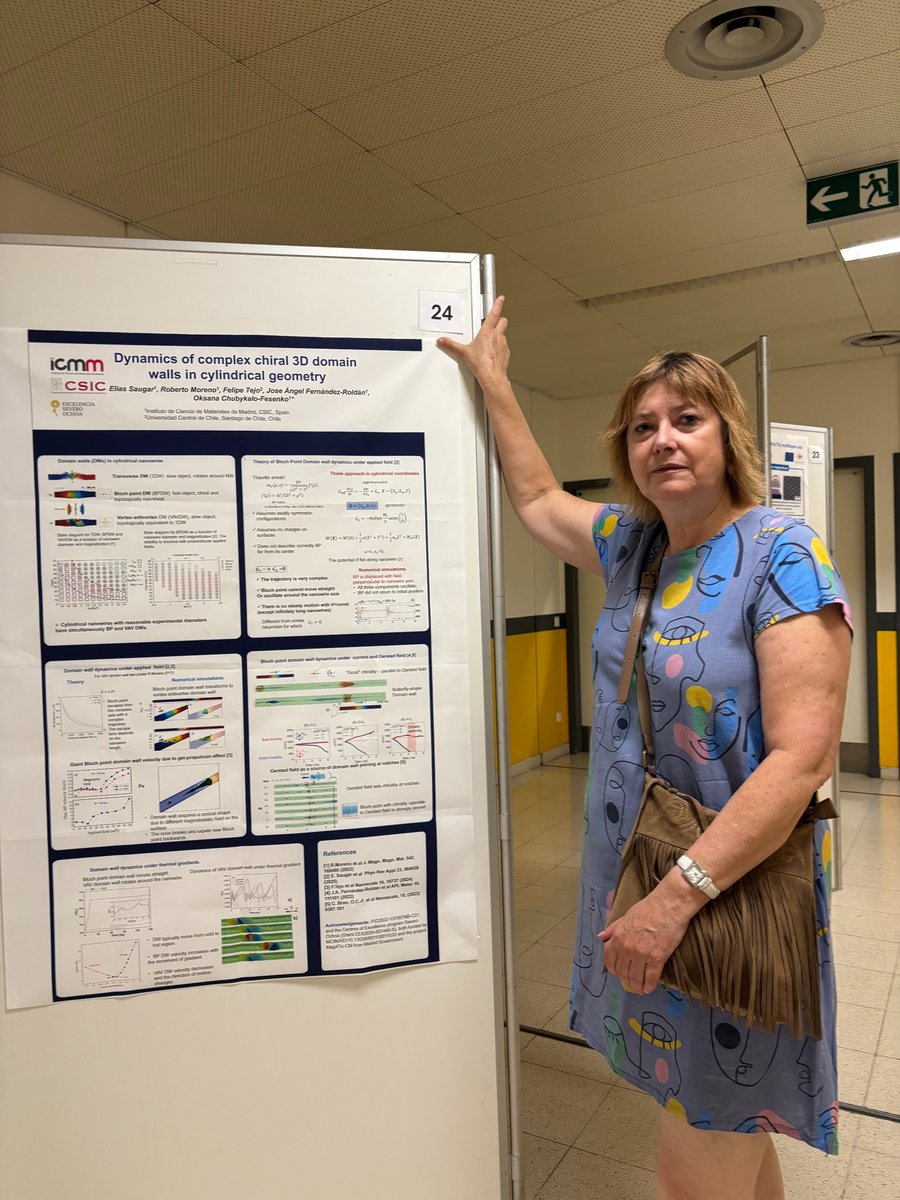 icmm_csic's tweet photo. 📸Compartimos aquí un par de fotos de Agustina Asenjo y Oksana Fesenko durante su participación, junto a Rafael P. del Real, David Navas, Eider Berganza y Roberto Moreno, en el 1st International Symposium on Three-Dimensional Nanomagnetism (3DMAG 2026) held in Vienna. https://t.co/6m0KD27Tcb