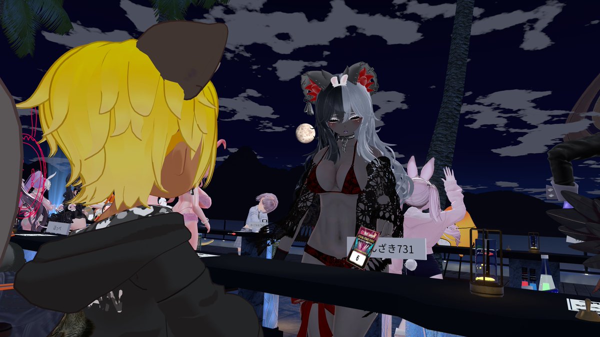 VRC_NBB's tweet photo. 第89回 NiceButtBunnys！ご来店ありがとうございました！
イベント中の様子をお届け！ALT有り #VRC_NBB https://t.co/ByUWaLcHXE
