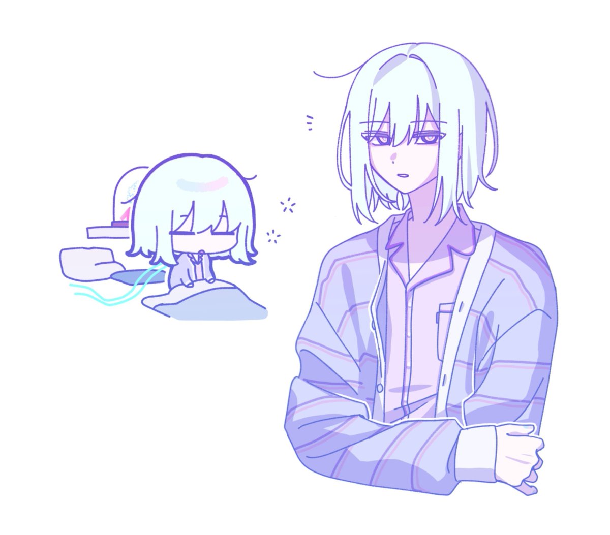 otaku_k_ja's tweet photo. 🔋💤 https://t.co/bZiNFipi4w