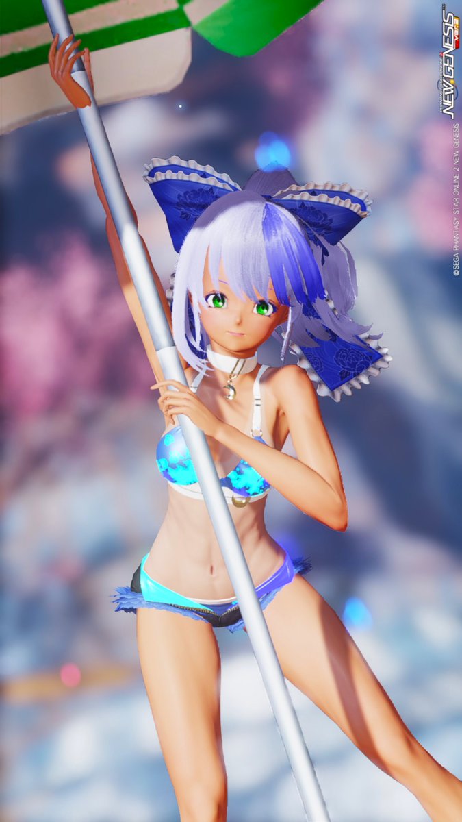 EarshaGW's tweet photo. 日焼け跡は健康的!
#PSO2NGS
#PSO2NGS_SS
#Ship9 https://t.co/XnMpCvGGe0