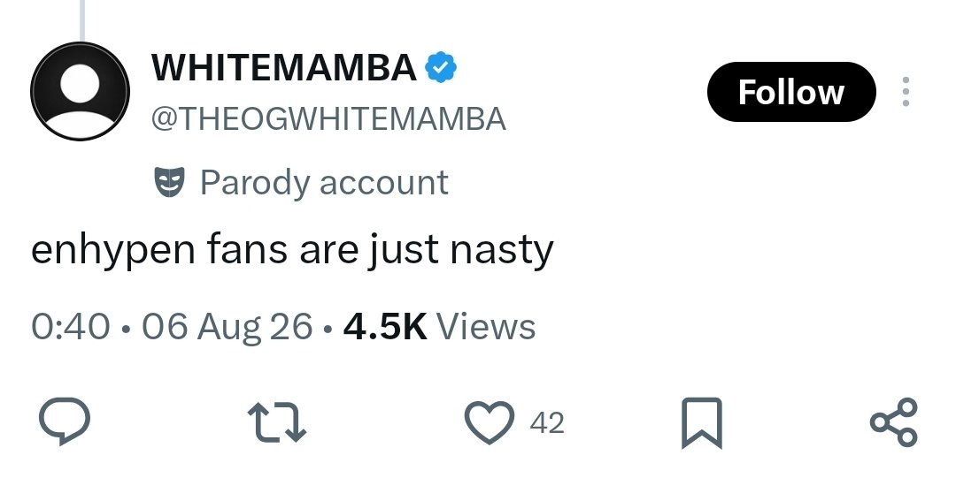 jakeysversion's tweet photo. but 2 days ago i saw you calling enha fans "nasty" for bullying?? isn't ur whole acc abt bullying female idols who have nothing against u? hypocritical much? https://t.co/X7ovqeQvcA