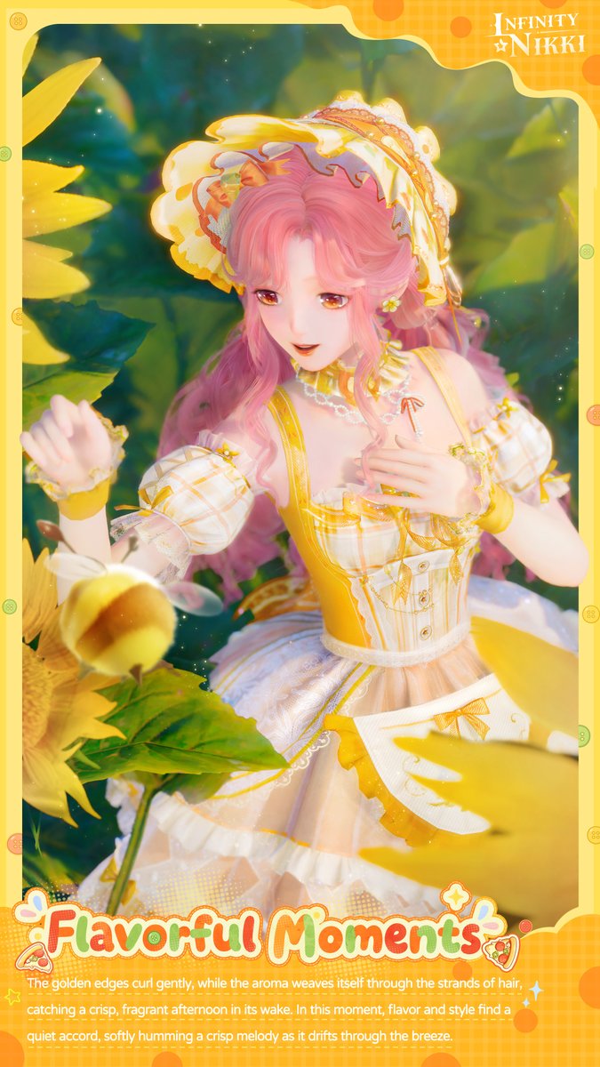 InfinityNikkiEN's tweet photo. 🍕 Claim a Free Item in Infinity Nikki for a Limited Time!
Mmm... pizza... *slurp!*
(Who woke me up?! I haven't finished my pizza yet!)

🍕 Redeem Code: EYESONTHEGOLDENFEAST
Reward: [Headwear: Flavorful Moments]
Redemption Period: August 9, 2026 21:00 – August 9, 2027 08:59 (UTC-7)
How to Redeem: Open the game → Open Pear-Pal via the icon in the top left → Navigate to Settings at the bottom → Go to "Other" → Go to "Redeem Code" → Input the code to claim your reward. (The Pear-Pal feature unlocks after obtaining Pear-Pal from the Sea of Stars)
• The headwear [Flavorful Moments] will not count toward the collection progress or Compendium points.

——
➤ Infinity Nikki Version 2.8 Golden Dust is now live worldwide!
➤ Download Now: https://t.co/soaPebzlY9
➤ Join us on Facebook Group: https://t.co/rabLOeX3ac
#InfinityNikki
#GoldenDust
#GoldenCity