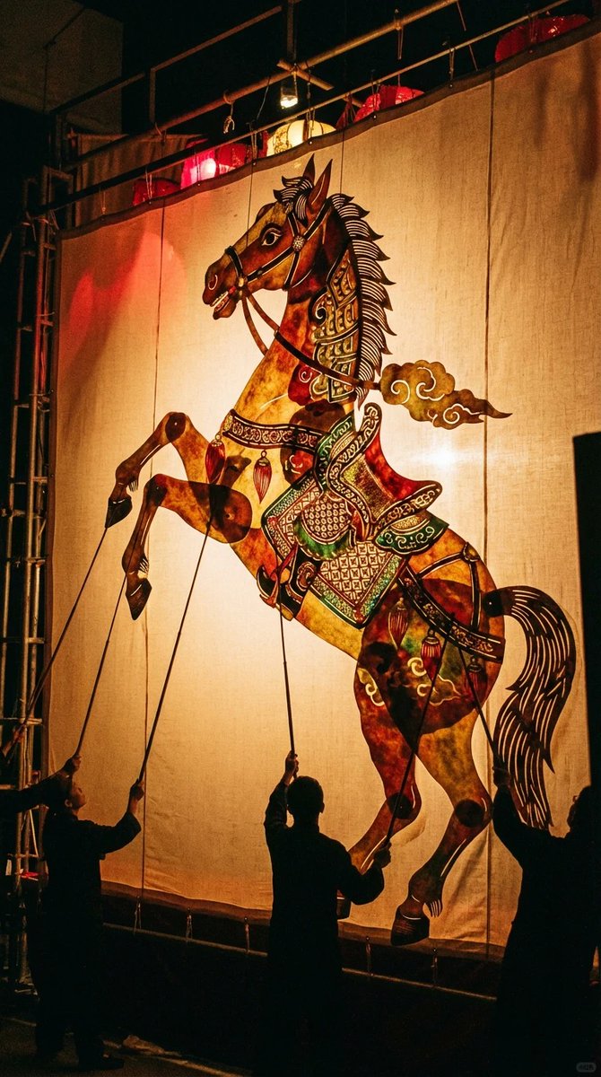 Berniece46359's tweet photo. Thin leather etched with the spirit of chivalry, a few slender rods intertwining joys and sorrows across time.

The curtain rises, and the warhorse of a thousand years ago, in the light and shadow, once more raises its hooves. https://t.co/W8LYGi1ox0