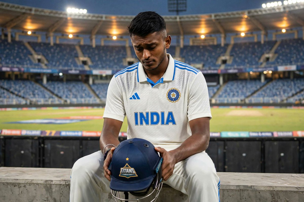 inspireconnect_'s tweet photo. 🚨 BIG UPDATE: Sai Sudharsan has been ruled out of India’s Test series against Sri Lanka due to injury.

Sarfaraz Khan has been called up as his replacement. 🇮🇳🏏

A big opportunity for Sarfaraz — but a tough setback for Sudharsan just when he was making his mark in Test cricket.

Can Sarfaraz grab this chance? 👀

#TeamIndia #INDvsSL #Cricket