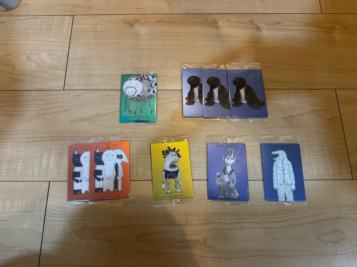 kkoo0012's tweet photo. かいじゅうずかん 交換
譲）おまわりさん×1 憧れる子×3
クラン×3 ウータン×1 ホッファ×1 プライド×1
コンプ済みですので宜しければお譲り致します。 https://t.co/4AnPSOxuUH