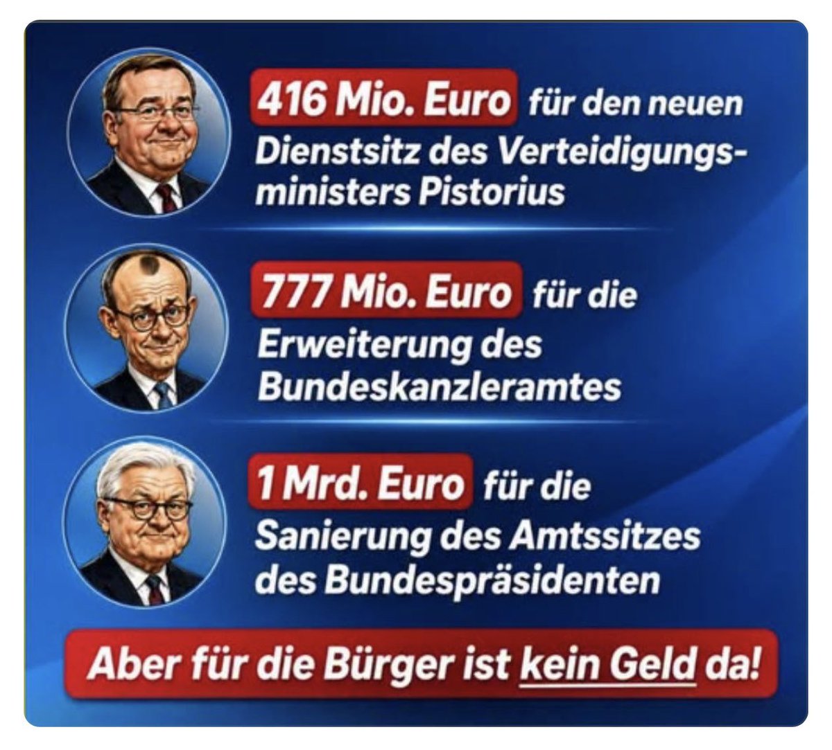 ThomasABlank's tweet photo. Und diese krasse Verschwendungssucht ist nur die Spitze des Eisbergs https://t.co/ldk08tZ6YZ