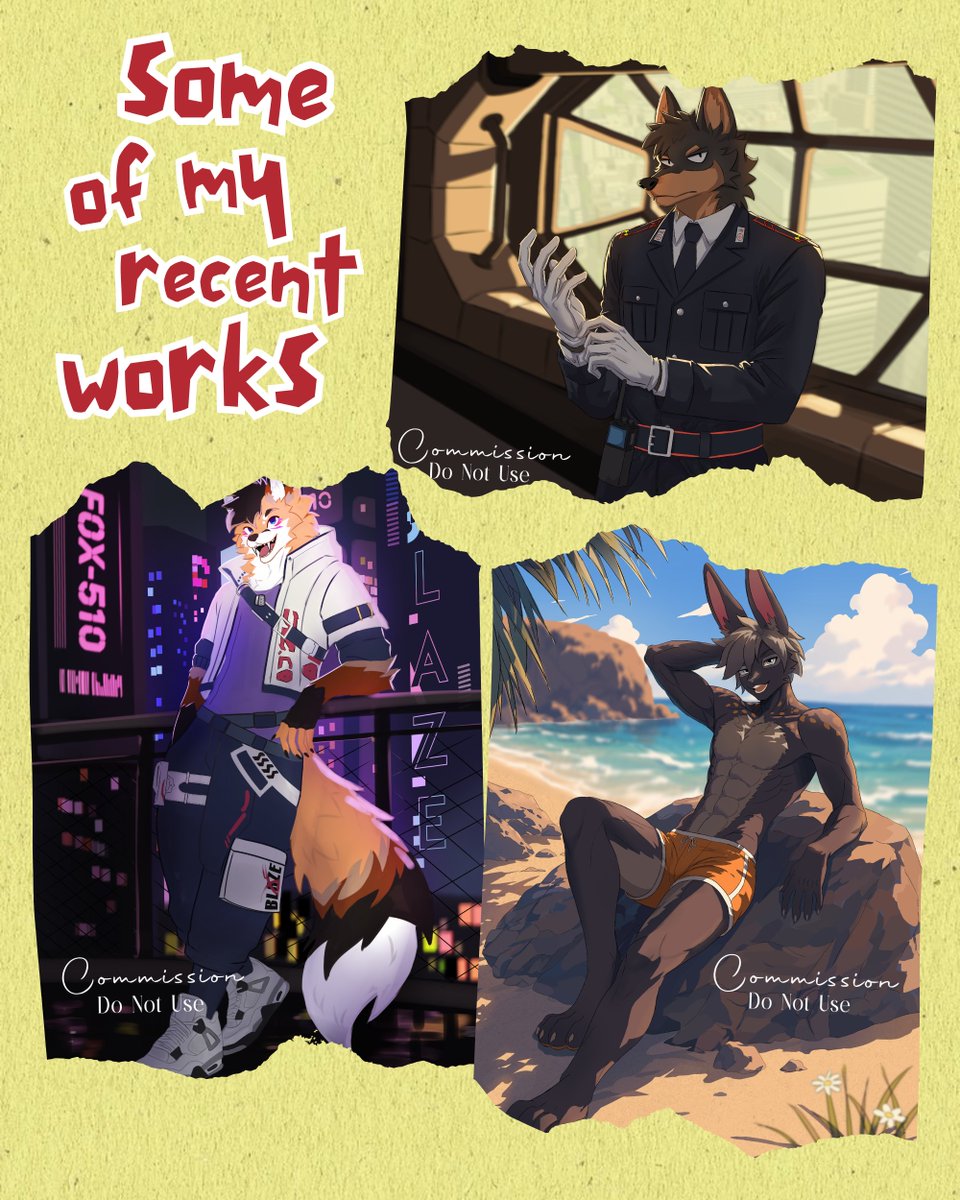 zyylverist's tweet photo. 🐾 COMMISSIONS OPEN! 

Headshot - $30
Half body - $50
Full body - $75

Background:
Simple +$10
Detailed +$25

5 slots available! ^^ https://t.co/obmt6qrY1D