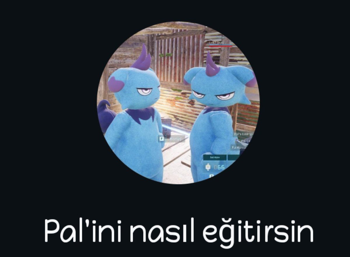 oznrxx's tweet photo. Yeni profil fotomuza bakın allam palworld oynamak istiyom gün bitsin https://t.co/RFXIhDNNdt