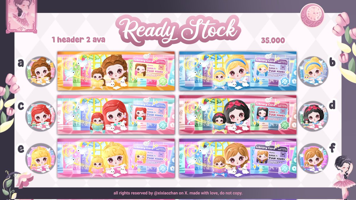 xixiaozhan's tweet photo. ㅤ 
    ꒰ ໋₊ help RT, thank you୭ᵎᵎ૮꒰ ˶ᵔ ᵕ ᵔ˶꒱ა🎀ᩙ
 
   hemlo! ︵🎀 🍰 aku ada 1️⃣7️⃣ ready stock .  🌸 🧸muse princess 👸🎀  price in pic bisa bundle wabis dan setup ׅ⋆ ׅ🍭👛  take by dm sebut huruf saja ya ⊹☘️❕⋆°

꒰₊ ⸝⸝ #bealanja https://t.co/LRND3ZKMaG