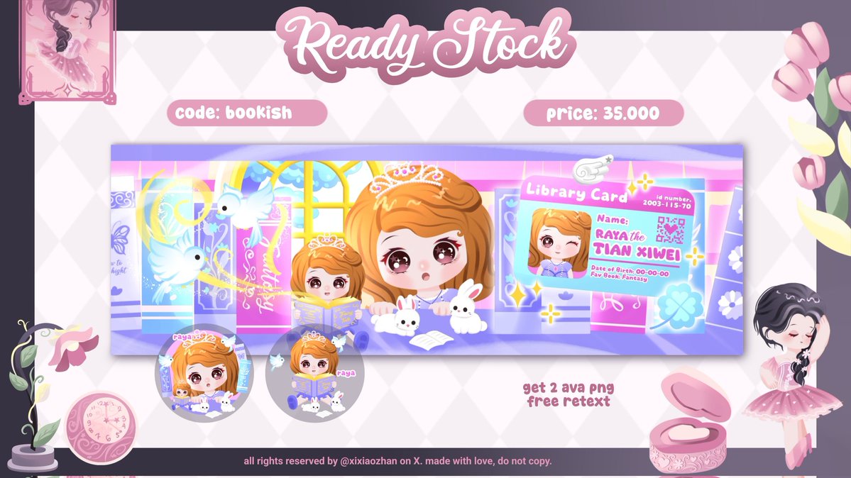 xixiaozhan's tweet photo. ㅤ 
    ꒰ ໋₊ help RT, thank you୭ᵎᵎ૮꒰ ˶ᵔ ᵕ ᵔ˶꒱ა🎀ᩙ
 
   hemlo! ︵🎀 🍰 aku ada 1️⃣7️⃣ ready stock .  🌸 🧸muse princess 👸🎀  price in pic bisa bundle wabis dan setup ׅ⋆ ׅ🍭👛  take by dm sebut huruf saja ya ⊹☘️❕⋆°

꒰₊ ⸝⸝ #bealanja https://t.co/LRND3ZKMaG