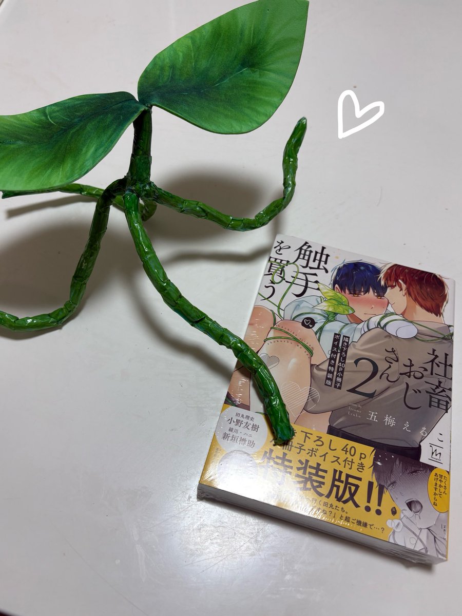 5C6syc's tweet photo. 購入出来ましたー！！😭
田丸さんの声が聞くのがとっても楽しみです🌱
#社畜おじさん触手を買う https://t.co/lIUihiAL5o