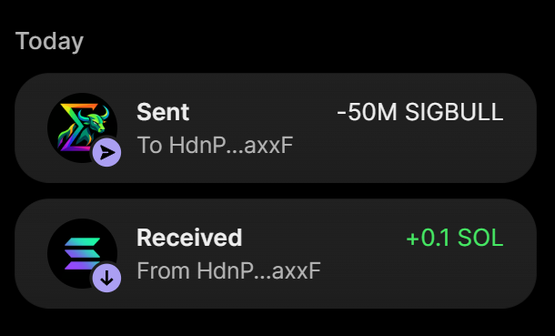 SigmaBullX's tweet photo. 50,000,000 $SIGBULL PURCHASE COMPLETED FOR 0.1  solana:So11111111111111111111111111111111111111112 

BIG BONUS ENDS IN 12 HOURS AND BACK TO REGULAR PRICE

Buy $SIGBULL ON X
Send between 0.1 AND 5 SOL TO SIGBULL WALLET: 641AKEzAnhkWzPCX5QRupte84FP2HcTcdkygebnU2mTi

1 SOL = 50M $SIGBULL [BIG BONUS ENDS 12]

Repost & Drop your solana address for 1,000,000 $SIGBULL