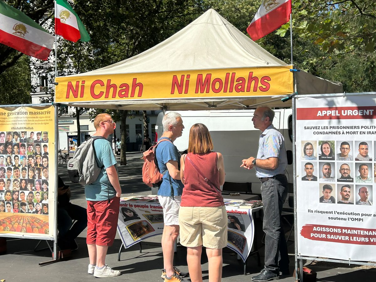 CSDHI's tweet photo. 🚨 URGENCE IRAN
Les exécutions se poursuivent en #Iran 
Le silence ne protège personne.
📩 Écrivez à vos élus CETTE SEMAINE.
📢 Partagez cette publication.
🗣️ Parlez-en — ne laissons pas cette tragédie disparaître de l’actualité.
Une seule voix peut être ignorée. Des milliers de voix, non.
Agissons ensemble. 🙏🏻
#StopExecutionsIran
Les équipes du Comité de soutien aux droits de l’homme en Iran sont présentes dans les rues de #Paris pour sensibiliser les Parisiens à la situation des droits humains en Iran.