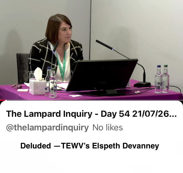TrustUsNotTEWV's tweet photo. 🧵1/3 Elspeth Devanney of TEWV gave evidence to the Lampard Inquiry on 21 July. Experts found no strong independent evidence that Oxevision improves safety. Yet TEWV is still surveilling patients in their bedrooms. Why?
#LampardInquiry #Oxevision #TEWV #TEWVInquiry https://t.co/glgMLWrPSU