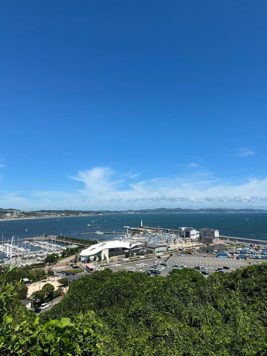 KaMi__RL's tweet photo. 今日の江の島は青空全開💙  
階段登った先の景色がご褒美すぎた…  
海風と鳥居、全部が夏そのものだったよ

#江の島 #江島神社 #湘南海岸 #旅の記録 https://t.co/sM4RrsT6q0