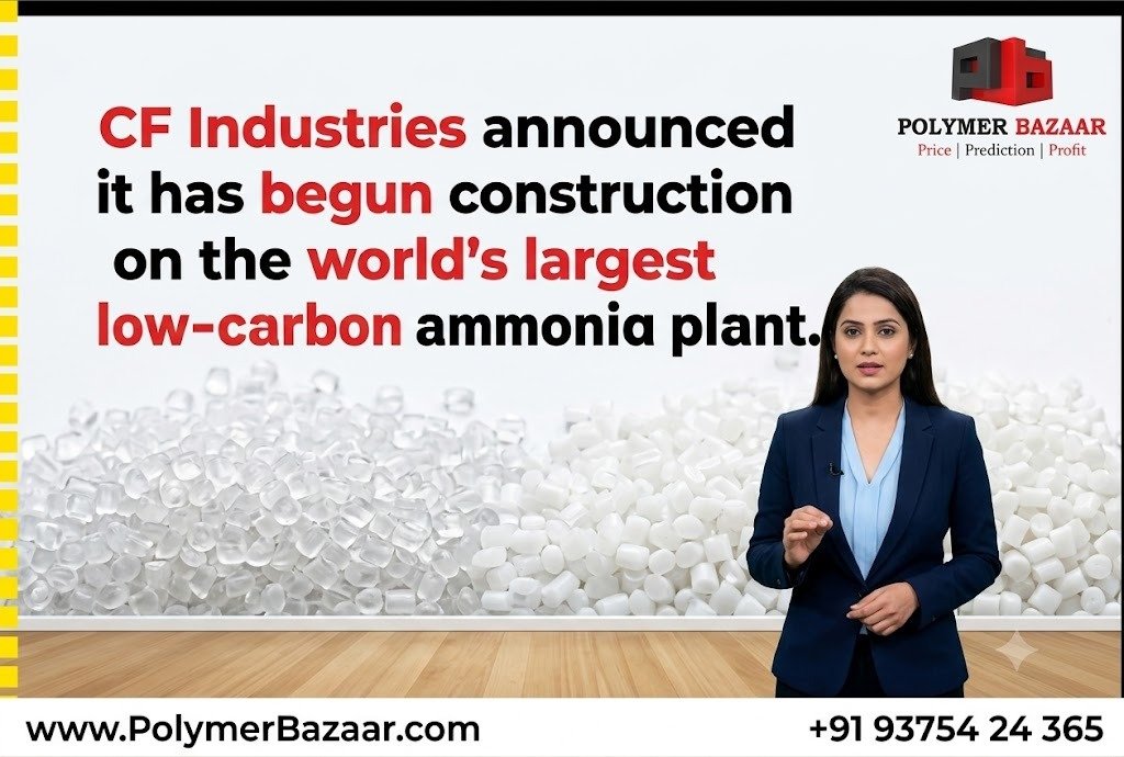 POLYMERBAZAAR's tweet photo. 🅿️🅱️
▶️ CF Industries announced it has begun construction on the world's largest low-carbon ammonia plant.
PP #ABS #LLDPE #LDPE #HDPE #PVC #EVA #PET #PS #SAN #POLYVINYL #POLYETHYLENE #POLYPROPYLENE #POLYMER #PROPYLENE #POLYSTYRENE #indplas #Polyamide #PLEXPO #GPCA #ARABPLAST #RUPLASTICA #PLASTEURASIA #KOPLAS #PLASTO #PLASTASIA #PLASTEX #Polycarbonate #Polyester , #Centralasiaplastworld #taipeipack #plastindia #bopp #bopet #polyester
https://t.co/H3LoMQ9y1P