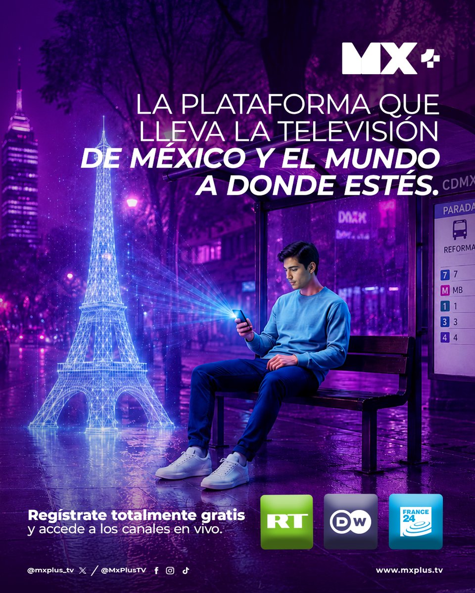 mxplus_tv's tweet photo. El mundo no deja de girar… Y tú puedes estar al tanto al momento. 🌍

Conoce las noticias, análisis y reportes internacionales con la cobertura de @ActualidadRT, @dw_espanol y @France24 en #MxPlus.🗺️📲

🔸Descarga la app, regístrate y accede a nuestros canales en el momento que quieras. 📲

🔗 https://t.co/eFl71AlLlJ