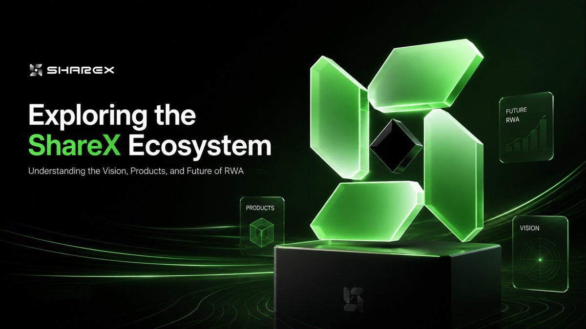 ShareX_Network's tweet photo. RWA is not just about bringing physical assets on-chain.
It is about creating an infrastructure where real-world services, user interactions, and economic activities can become connected, transparent, and scalable.
โจThe #ShareX ecosystem is being built around this vision:
๐ Real-world devices and shared services
๐ Consumer-facing experiences
โ๏ธ On-chain infrastructure and value coordination
By connecting everyday usage with blockchain technology, ShareX aims to create a new layer where physical experiences can generate digital value.