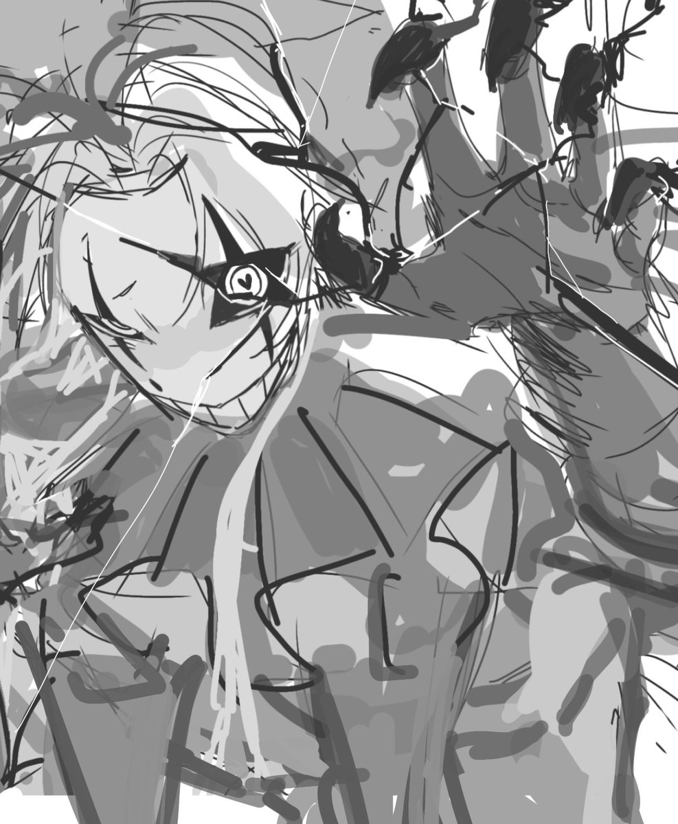 NHV1911's tweet photo. Too lazy to finish it ( ´_ゝ`)
#thefreakcircus #pierrot https://t.co/5nkvibtkUd