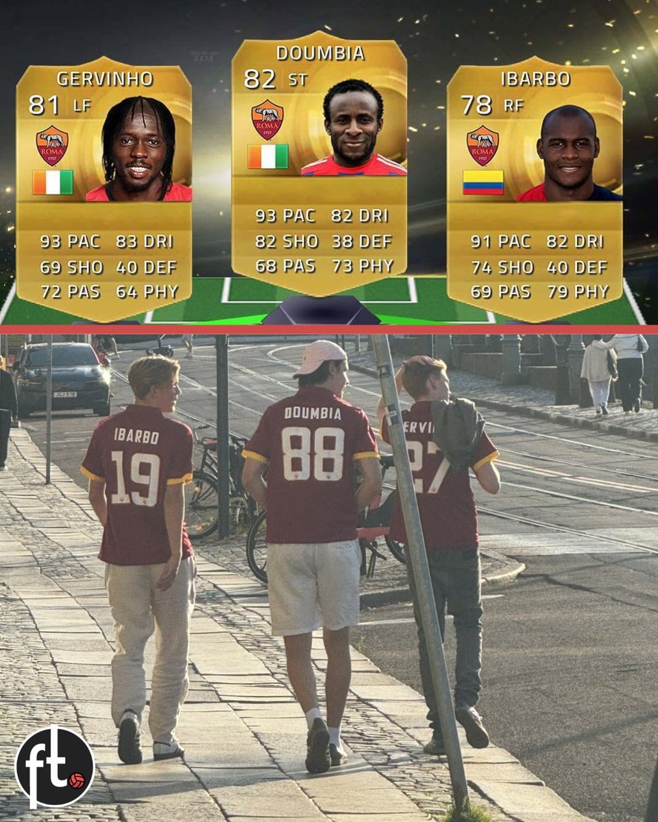 Footballtweet's tweet photo. Meanwhile, on the streets of Gothenburg, Sweden… 😭🇸🇪

Years may have passed, but the streets will NEVER forget the legendary attacking trio of Ibarbo, Doumbia and Gervinho. 🕊️⚽️

This is FIFA heritage. 🎮 https://t.co/LDPlnzce5E