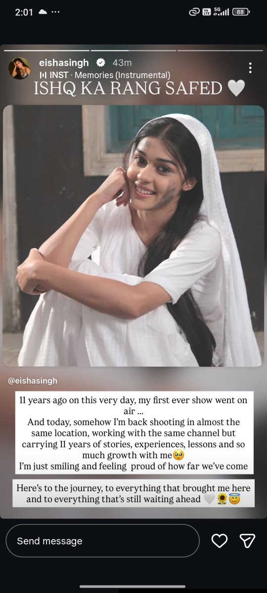shahida980774's tweet photo. 11 years of IKRS ❤️✨
11 years ago you started your journey with this show and today after 11 years you’re still working with the same channel It’s truly beautiful to see how far you’ve come🥹
So proud of you Eish Keep shining and making us proud always 🧿✨
 #EishaSingh #Avisha https://t.co/62xiPRbpUM