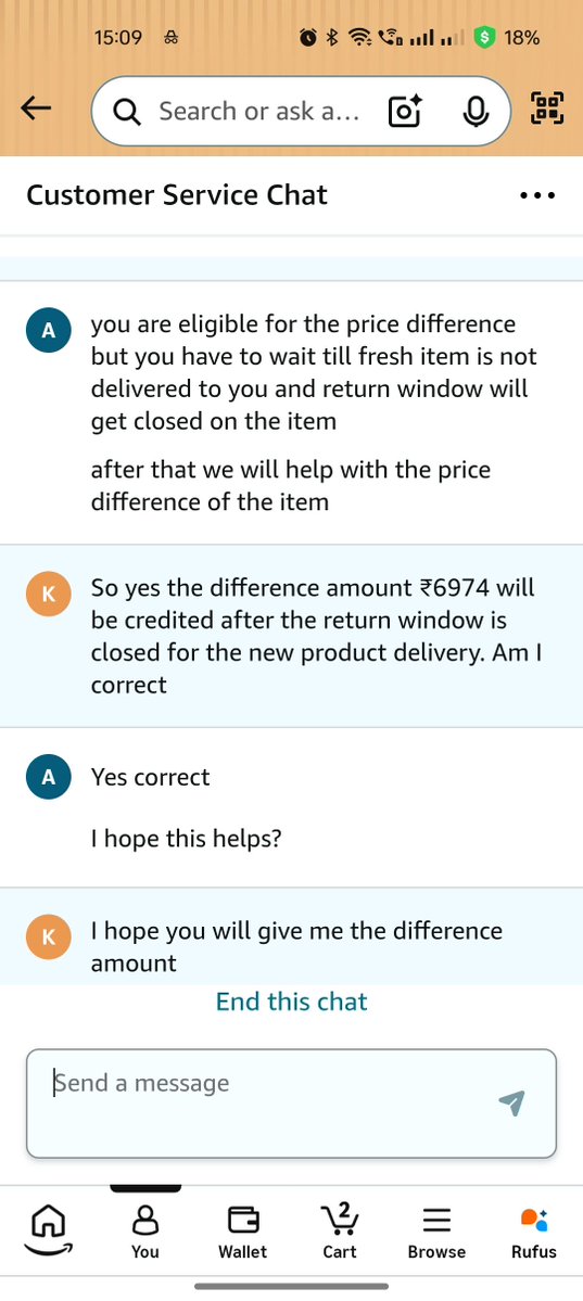 KarthickActive's tweet photo. 0@AmazonINServices @amazonIN Horrible experience with Amazon India. Delivery failed on July 16 for a mobile exchange. Repeated promises for delivery on July 20, 22, 24 — NO ONE showed up. Order got cancelled &amp; ₹20,329 refunded. 🧵 (1/2) https://t.co/JH16FTMYNB