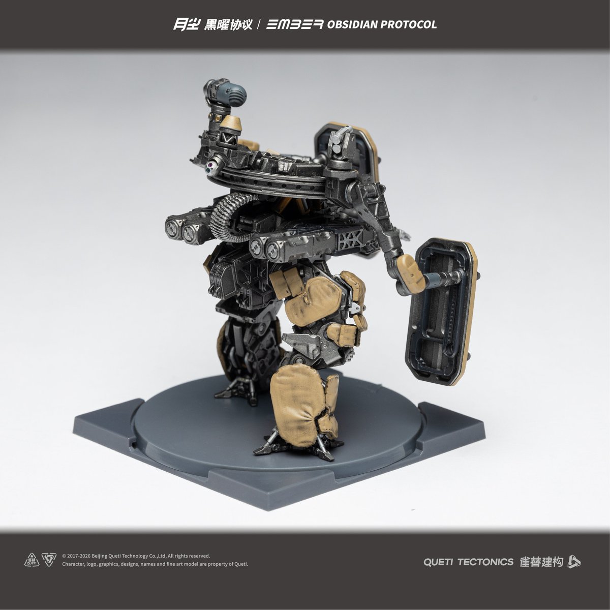 ObsidianProtoc1's tweet photo. LAB-CRISIS H2-A has arrived.

The first Planet Rings Dynamics mecha enters the battlefield.

5 Link Value. Modular. Ready for deployment.

#EmberObsidianProtocol #MiniatureWargaming #Mecha #QuetiTectonics https://t.co/f97YpdVcoq