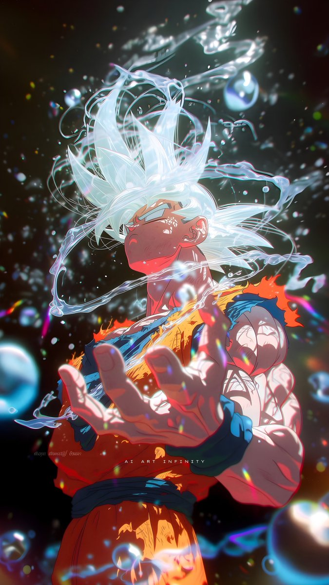 Classisco123's tweet photo. Son Gojo in his Mastered Ultra Instinct https://t.co/h5thnyGOnx