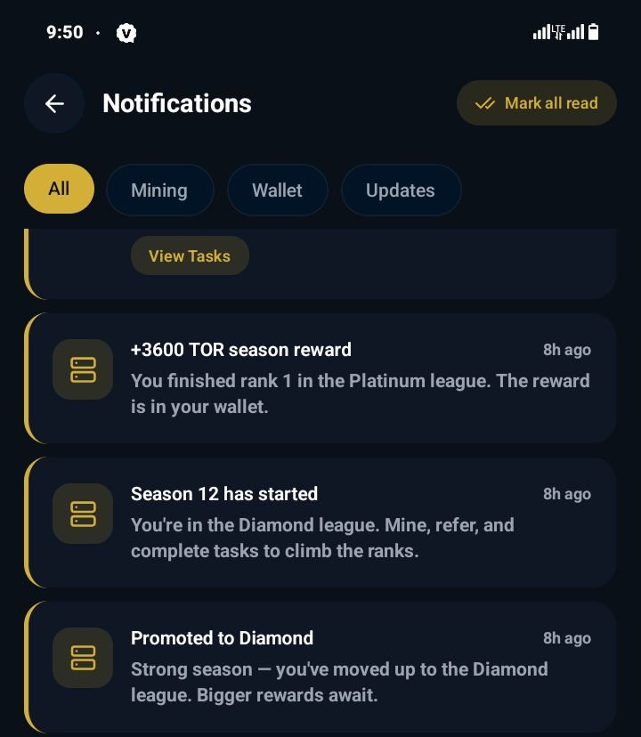 daviekeben's tweet photo. I'm doing it

I just hit another milestone, ranked #1 in the PLATINUM league, rewarded with 3600 Tor and have been promoted to DIAMOND, let's keep it going.
Download Torium Network on play store and use my referral code TORIUM-SDYLIP
@ToriumNetwork
@FelixOkah https://t.co/twUolotxUV