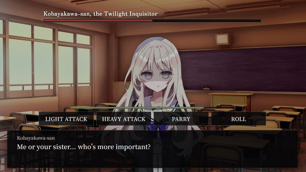 AUTOMATON_ENG's tweet photo. Japanese dev releases free “soulslike dating game.” React to your girl’s questions correctly in mere seconds or die instantly

https://t.co/XveaQsBM6Q https://t.co/FacS329B0D