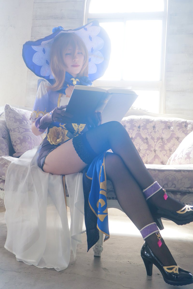 pntr_ooo's tweet photo. 【コスプレ/cos】原神

リサ・ミンツ
　Lisa Minci

photo：@U_sgmr_ 
#夏風の導きモンド併せ0712
#Genshineimpact https://t.co/2eDv4J7nLO