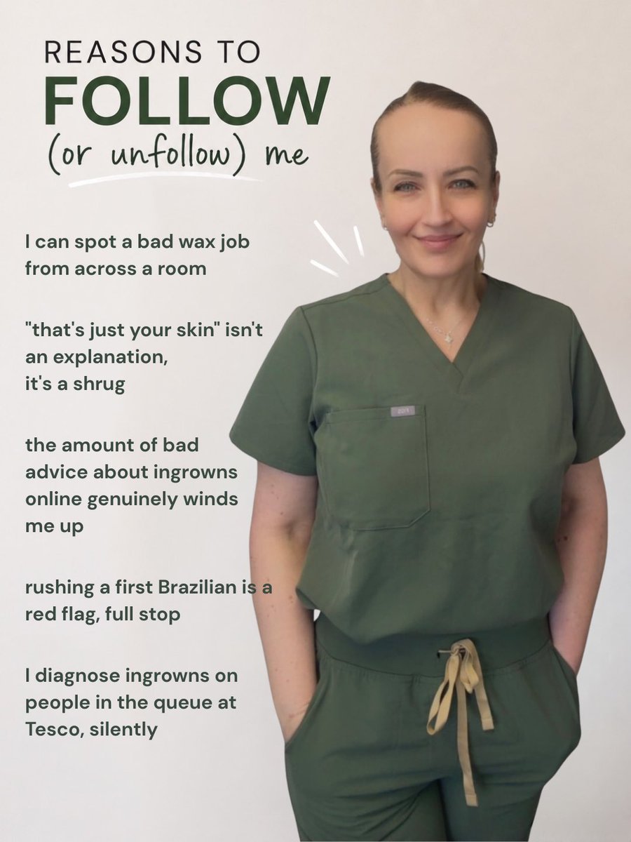 TheWaxingStudio's tweet photo. Reasons to follow (OR UNFOLLOW) me 👀👊🏼 (stealing this trend and not sorry about it)

Rushed first Brazilian, red flag. “That’s just your skin” isn’t an answer, it’s a shrug. I’m not chasing your booking, I want you knowing what good technique looks like anywhere you go. https://t.co/xd6mJwk8Qi