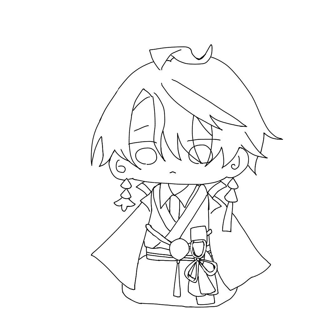 nasu788's tweet photo. このkidを絵チャで描いてたら
レイヤーミスって線画が下になってしまったので色塗りができません
アホです https://t.co/xb800NLeRX