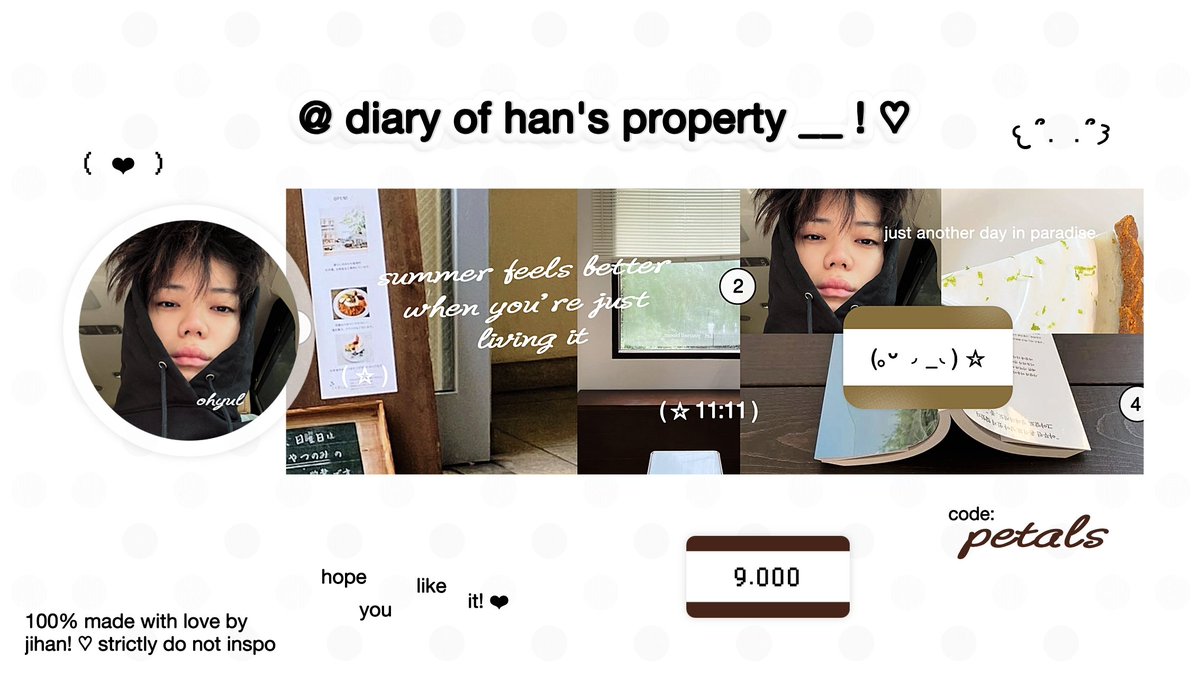 diary__of__han's tweet photo. help repost yaaa, makaci! 💗

haloo man timun :ddD aku punya 8 layout ready stock (ohyul, keonho, seonghyeon, juhoon, yeri, yuha, dan ian) ⭐️ dengan harga masing masing tertera pada gambar yang bisa kalian jemput melalui DM! <3 sudah free retext yaaw! :3 🌠 #bealanja https://t.co/fS5JSX0HyR
