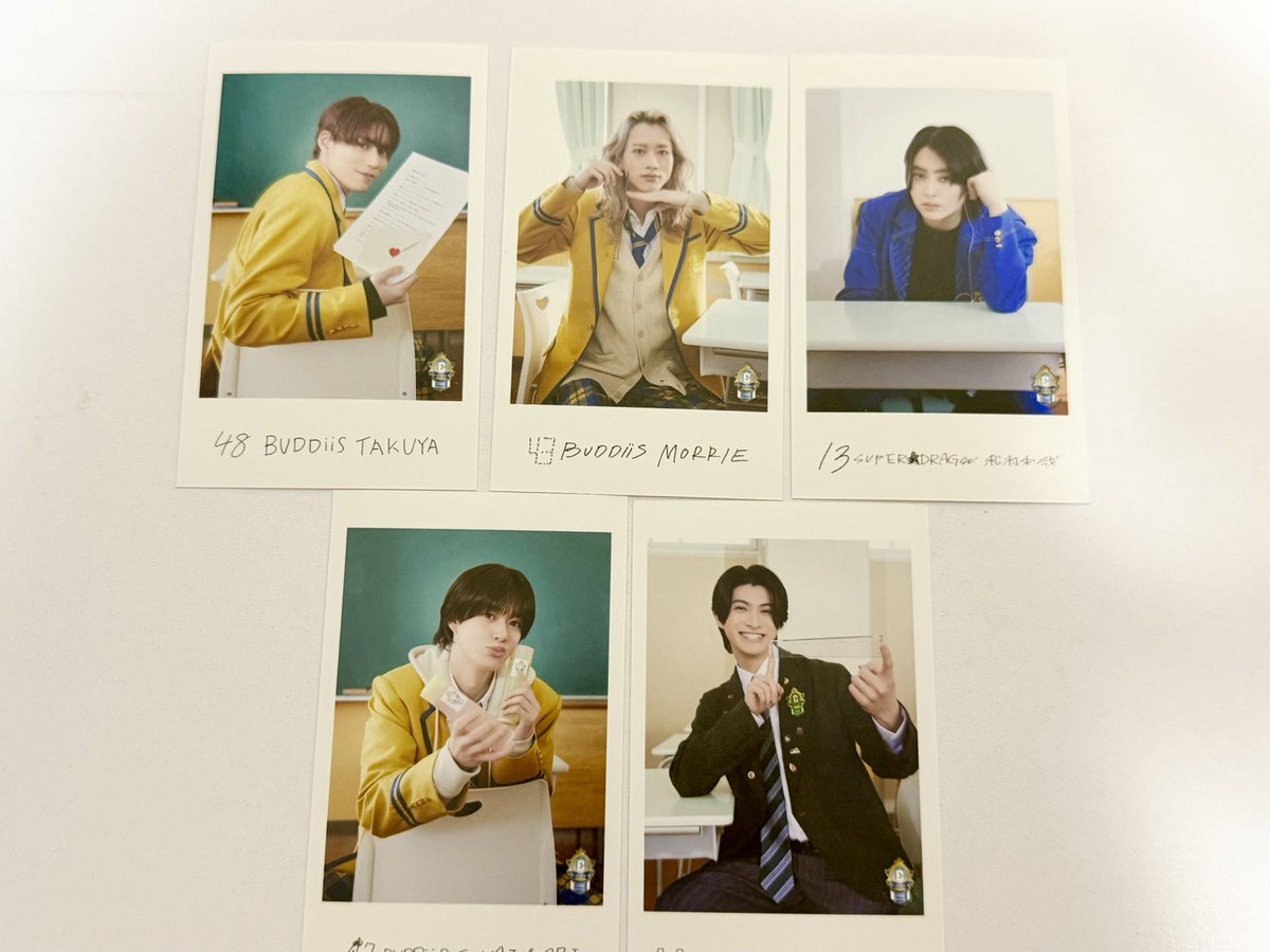 0063mru's tweet photo. EBiDAN THE LIVE 2026 エビライ ランダム 交換 買取 隣の席 ミニフォト 超特急 スパドラ BUDDiiS さくらしめじ

譲
MORRIE  左
TAKUYA  前
松村和哉  後
FUMINORI  前
高田彪我  右

求:タカシ  前or左

8/13エビライにて手渡し希望です。
郵送は要相談。
お気軽にお声掛けください。 https://t.co/DdYvSjb4xy