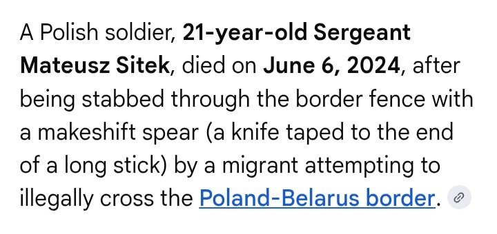 Thornike6's tweet photo. @D_Tarczynski "Do not come to the polish border or you will be DEAD." https://t.co/az3x6MkMa0