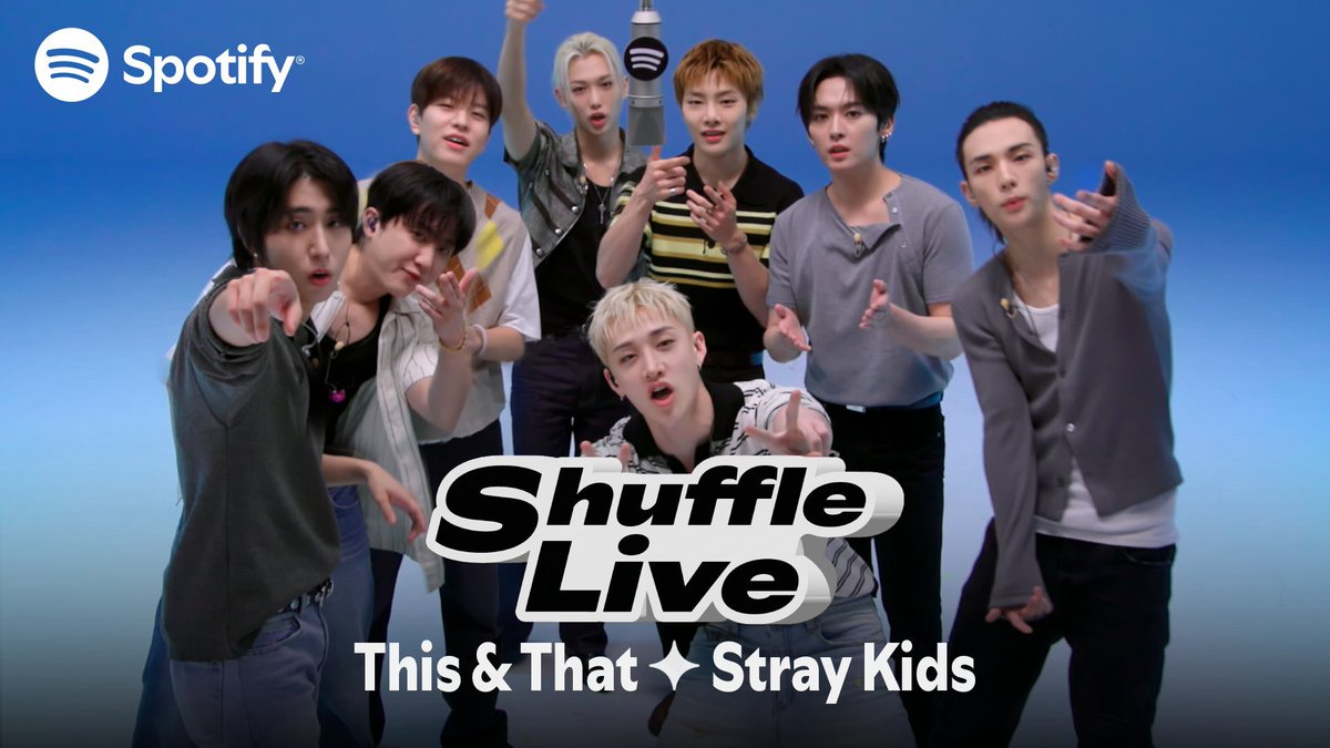 StrayKidsPL's tweet photo. 🎥| Stray Kids(스트레이 키즈) 'This & That' Shuffle Live | 스포티파이 K-Pop ON! RECORD
📎: https://t.co/pXiW7M9YIZ
#StrayKids #스트레이키즈
#스포티파이 #Spotify @SpotifyKR
#스마트셔플쇼 #SmartShuffleShow
#THIS_AND_THAT
#StrayKidsComeback
#YouMakeStrayKidsStay https://t.co/T4xr9xNNHU