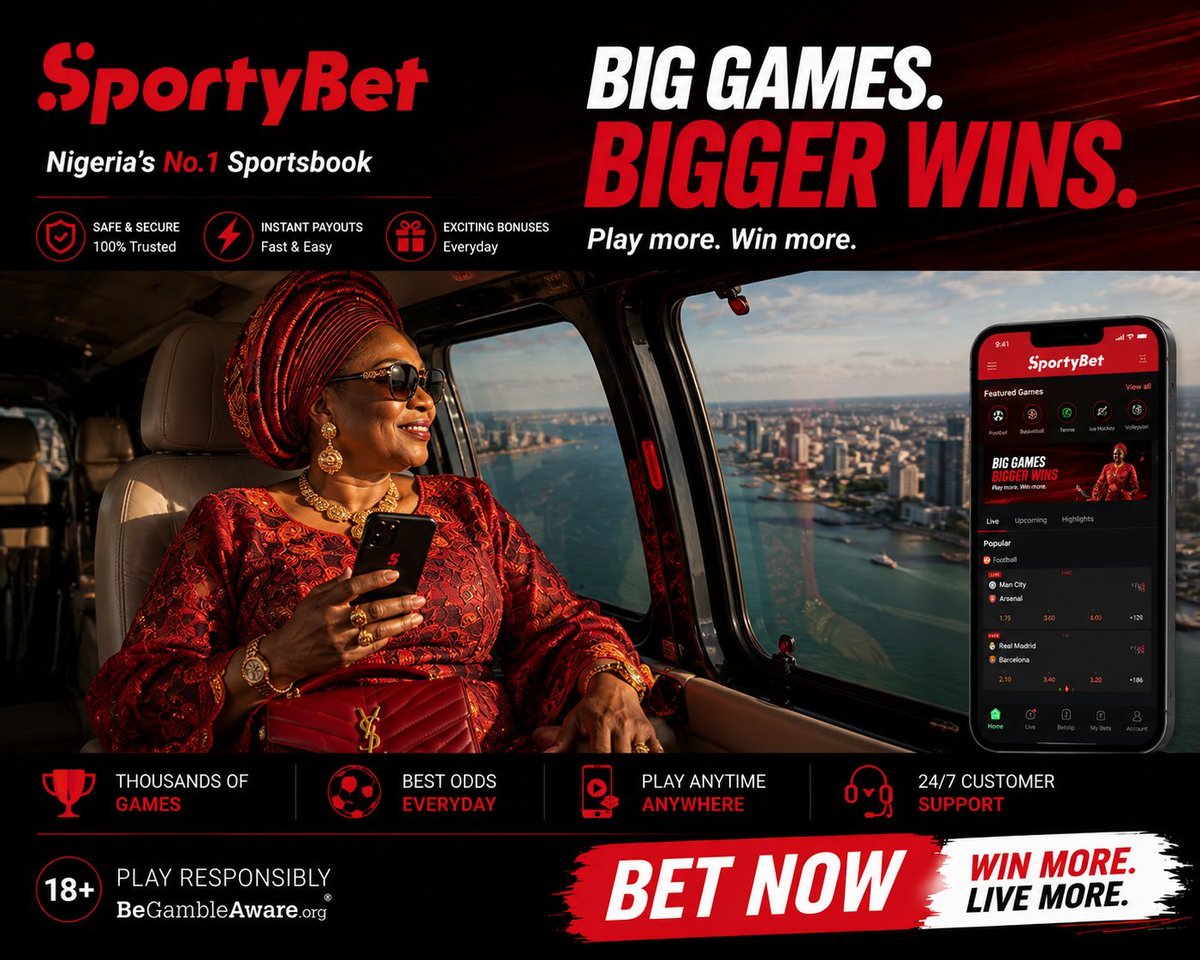 Prudentipz's tweet photo. I like that SPORTYbet gives clear odds and instant withdrawals. No stories." #Sportybet

5 Sharp Odds👇
BookingCode👉WU71PR

18+Only_Gamble Responsibly🔞 https://t.co/m40b2YVKhW