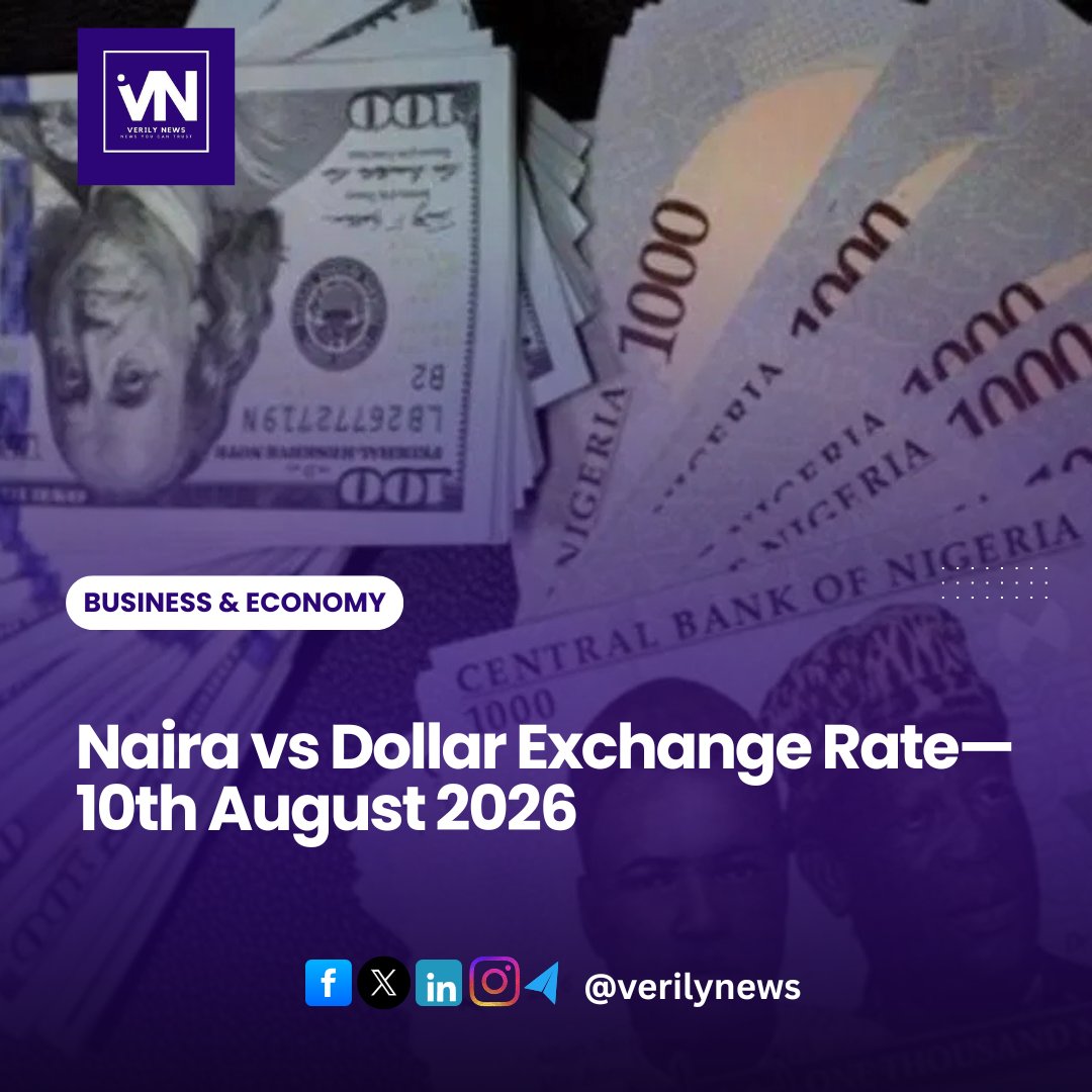 VerilyNews's tweet photo. The naira opened the week steady, continuing its recent calm in both the official and parallel markets, as the Central Bank of Nigeria (CBN) kept supplying dollars to narrow the demand-supply gap.
.
.
Read more: https://t.co/UK8ckZngPM https://t.co/3Pd5zAbxQZ