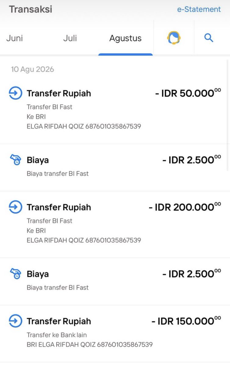 warda93157's tweet photo. Nama si penipu ELGA RIFDAH QOIZ si PENIPU , yang suruh tf secara bertahap dengan ancaman guyss , nitip bukti yaa , bantu aku up kasus ini guys kalo pelaku kembalikan uang ini atau pelaku ketangkap aku bakal giveaway buat kalian yaaa serius #penipuan #viralvídeo #surakarta https://t.co/k6OSMn6AlG