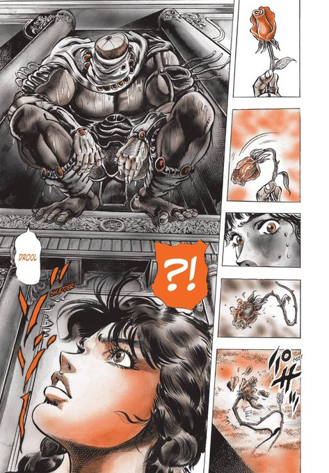 p1nkch4n's tweet photo. we have to kill people who say araki's art is bad with hammers https://t.co/EtohsMmLAT
